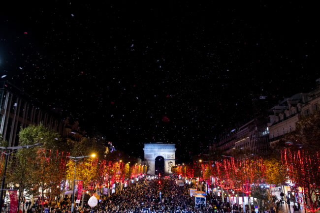 Illumination des Champs Élysées 2021